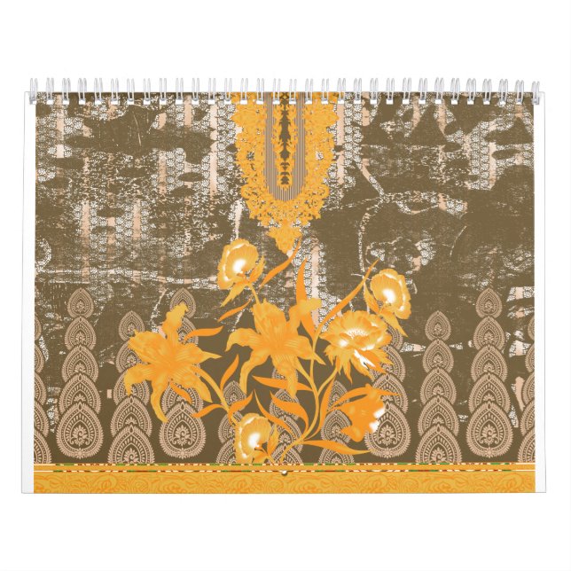 ein Bild mit gelben Blumen. Kalender (Titelbild)