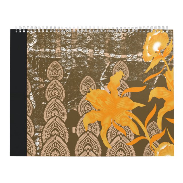 ein Bild mit gelben Blumen. Kalender (Titelbild)
