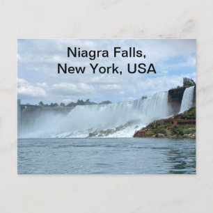 Ein Bild von Niagra Falls von der New Yorker Seite Feiertagspostkarte