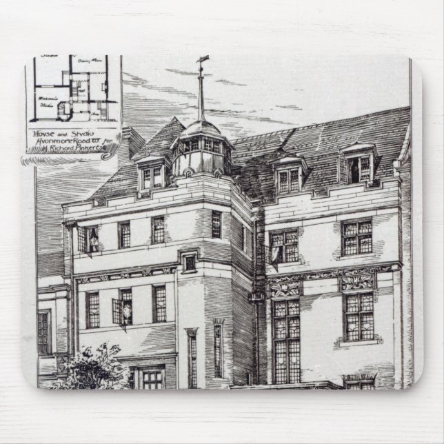 Ein Bildhauer-Studio, 1892 Mousepad (Vorne)