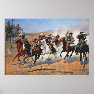 ein Bindestrich für Holz, Frederick Remington, Poster