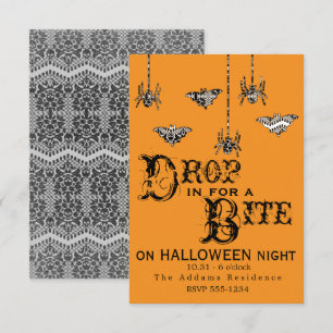 Ein Biss - Eleganter Spider Einladung