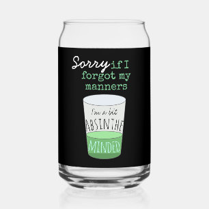 Ein bisschen Absinthe Minded Funny Drink Slogan Dosenglas