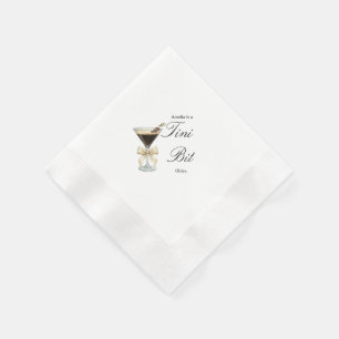 Ein bisschen älter Geburtstags-Martini-Bogen Servi Serviette