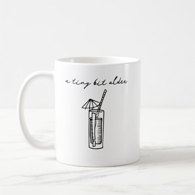 Ein bisschen älter kaffeetasse (Links)