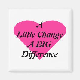 Ein bisschen ändern einen großen Unterschied Magnet