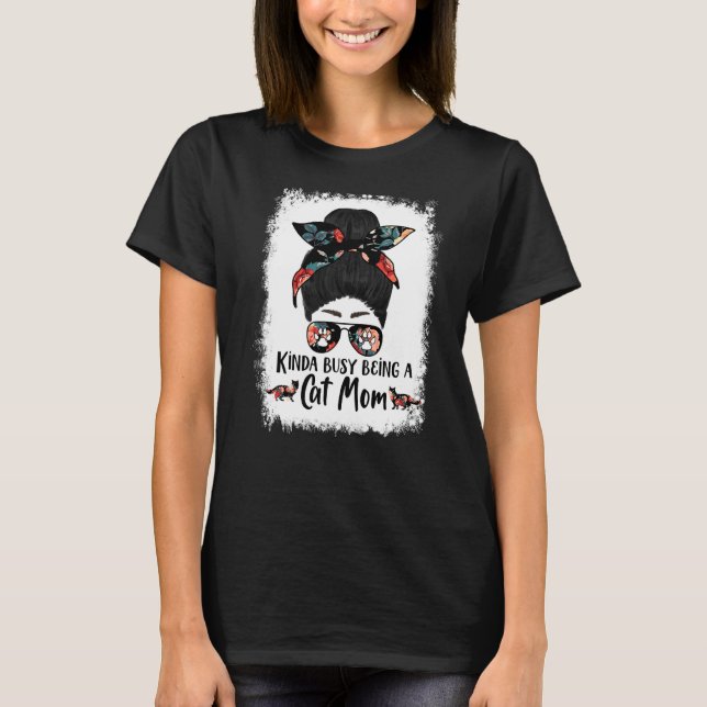 Ein bisschen beschäftigt als Katzenmutter Ragdoll  T-Shirt (Vorderseite)