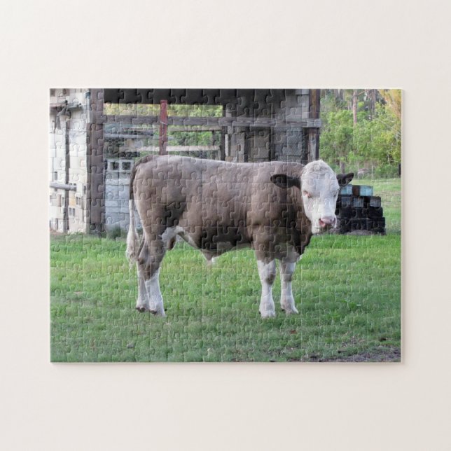 Ein bisschen Bull - Farm Life Puzzle (Horizontal)