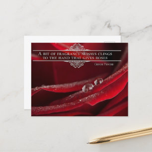 "Ein bisschen Duft" Inspiration Zitat Postkarte