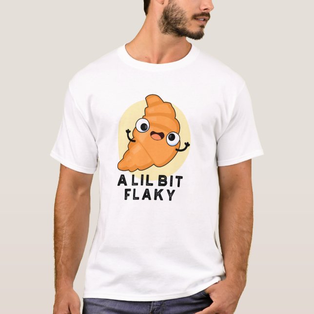 Ein bisschen flackiger, sonniger Croissant Patisse T-Shirt (Vorderseite)