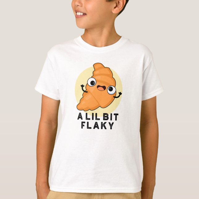 Ein bisschen flackiger, sonniger Croissant Patisse T-Shirt (Vorderseite)