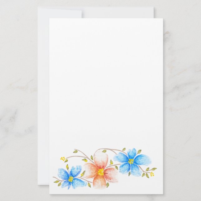 Ein bisschen Frühjahrs-Schreibwaren Briefpapier (Vorderseite)