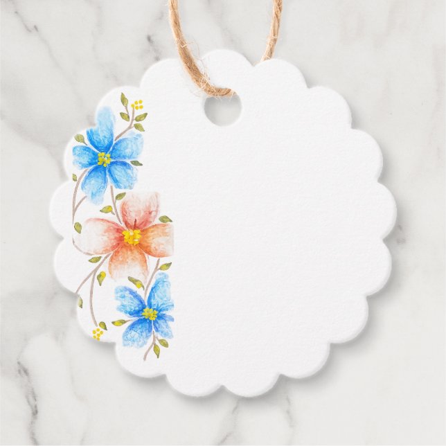 Ein bisschen Frühling Geschenkanhänger (Vorderseite)