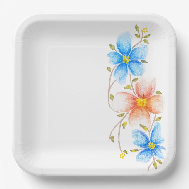 Ein bisschen Frühling Pappteller (Vorderseite)