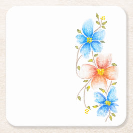 Ein bisschen Frühling Rechteckiger Pappuntersetzer