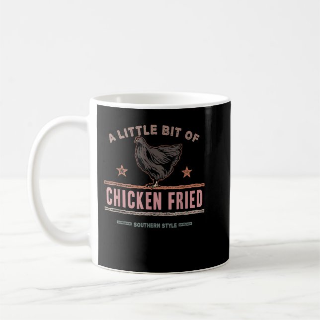 Ein bisschen gefrierfrittiertes Südliches Fast Foo Kaffeetasse (Links)