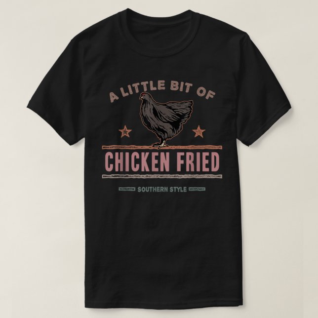 Ein bisschen gefrierfrittiertes Südliches Fast Foo T-Shirt (Design vorne)