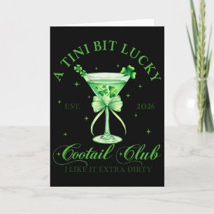 Ein bisschen Glück Tini Tail Club St. Patrick's Ma Karte