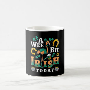 Ein bisschen irisch heute St. Patrick's Day Flam Kaffeetasse