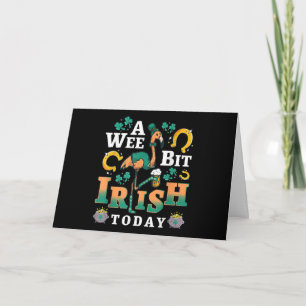 Ein bisschen irisch heute St. Patrick's Day Flami Karte