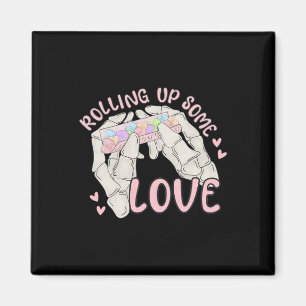 Ein bisschen Liebe zum Valentinstag rollen  Magnet