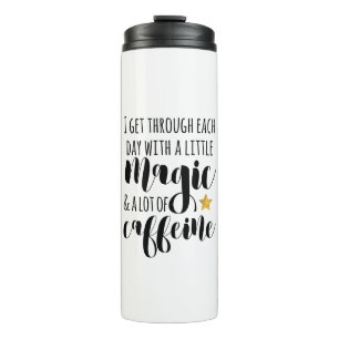 Ein bisschen Magie und viel Koffein Thermosbecher