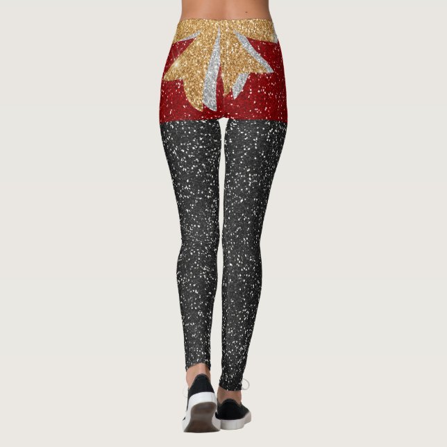 Ein bisschen mehr Pop-Mode-Leggings Leggings (Rückseite)
