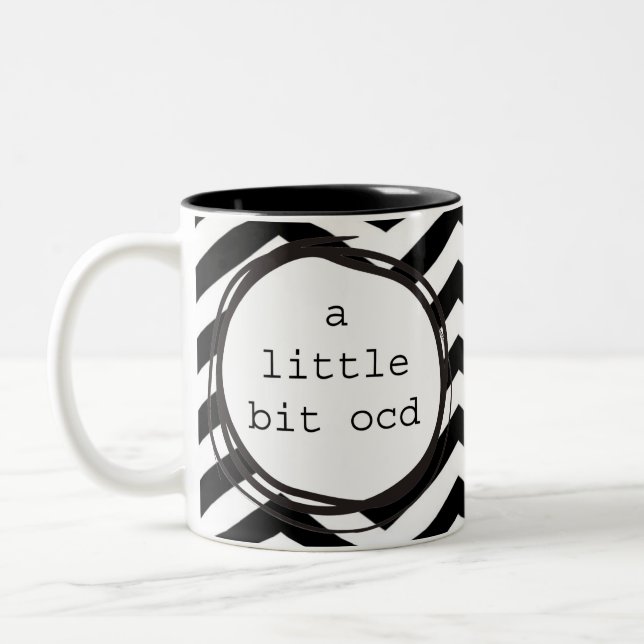 Ein bisschen OCD Zweifarbige Tasse (Links)
