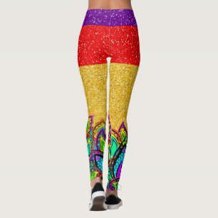 Ein bisschen Pop-Mode-Leggings Leggings
