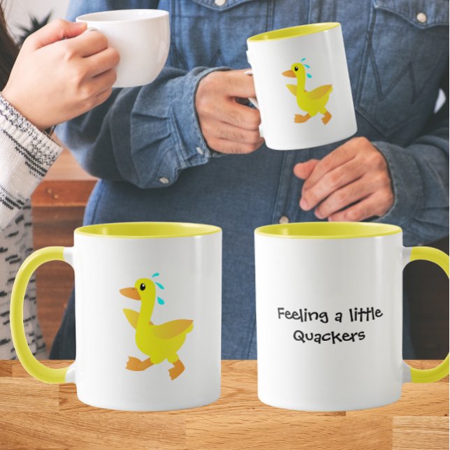 Ein bisschen Quackers Enten Humor Tasse (Von Creator hochgeladen)