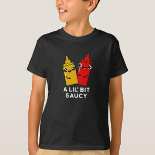 Ein bisschen Saucy Funny Sauce Puck Dark BG T-Shirt