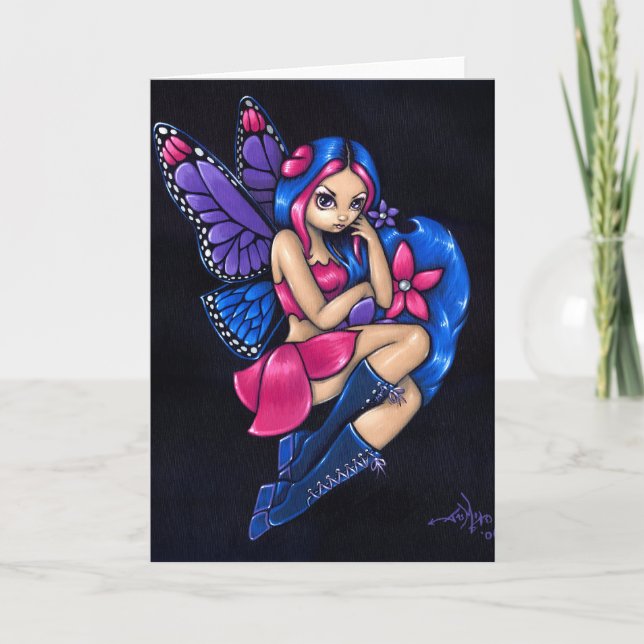 "Ein bisschen schüchtern" Grußkarte Karte (Vorderseite)