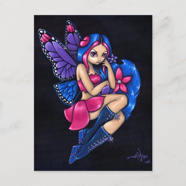 "Ein bisschen schüchtern" Postkarte (Vorderseite)