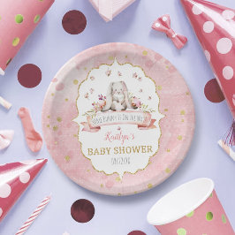 Ein bisschen Sonne ist unterwegs! OsterBaby-Dusche Pappteller