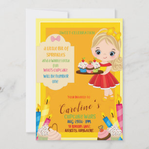 Ein bisschen Sprinkle Verschiedene Einladungskarte Einladung