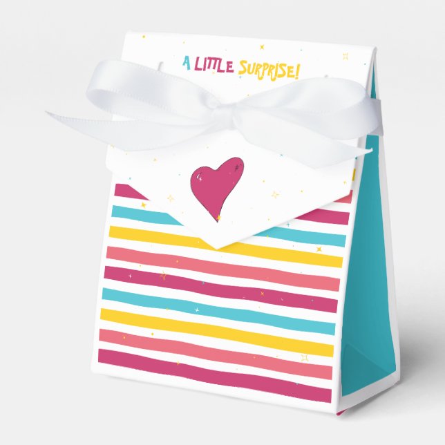 Ein bisschen Überraschung! Funkelnd Geschenktüte Geschenkschachtel (Vorderseite)
