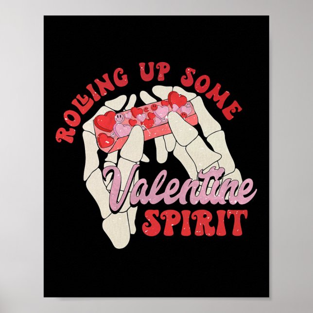 Ein bisschen Valentinsgeist aufrollen  Poster (Vorne)