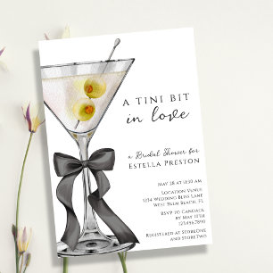 Ein bisschen verliebt Dirty Martini Brautparty Einladung