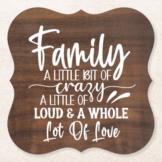 Ein bisschen verrückter Untersetzer (Vorderseite)