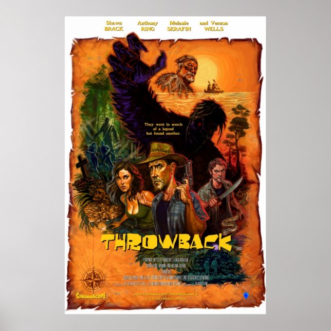 Ein-Blatt-Filmplakat "Throwback" Poster (Vorne)