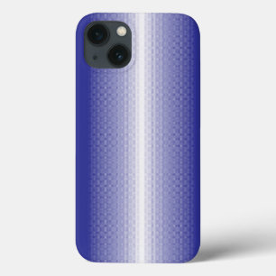 ein blau-weiß gestreifter Hintergrund Case-Mate iPhone Hülle