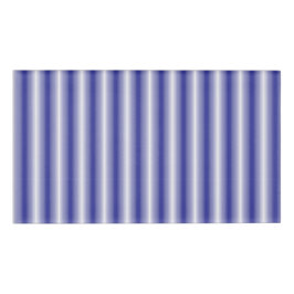 ein blau-weiß gestreifter Hintergrund Namenschild