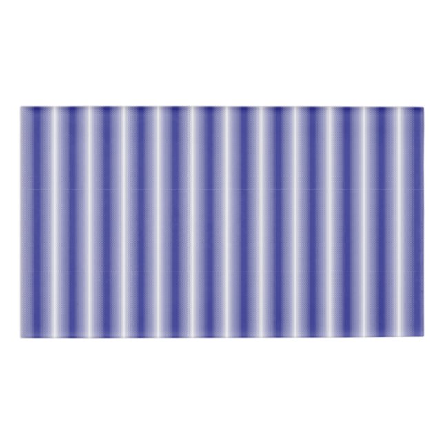 ein blau-weiß gestreifter Hintergrund Namenschild (Vorderseite)