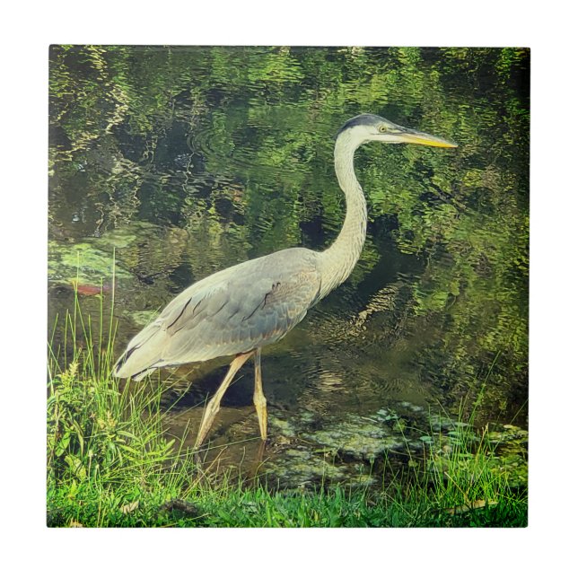 Ein blauer Held Fliese (Vorderseite)