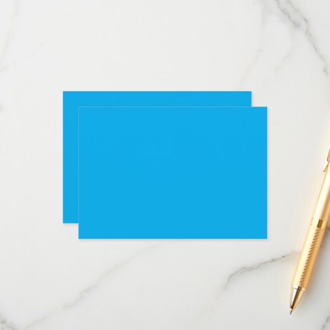 ein blauer Himmel mit einem Flugzeug Begleitkarte (Vorderseite/Rückseite Beispiel)