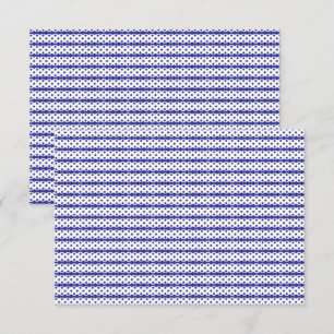 Ein blauer Himmel mit verstreuten weißen Wolken. Dankeskarte