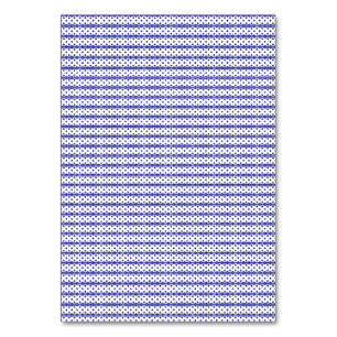 Ein blauer Himmel mit verstreuten weißen Wolken. Tischnummer