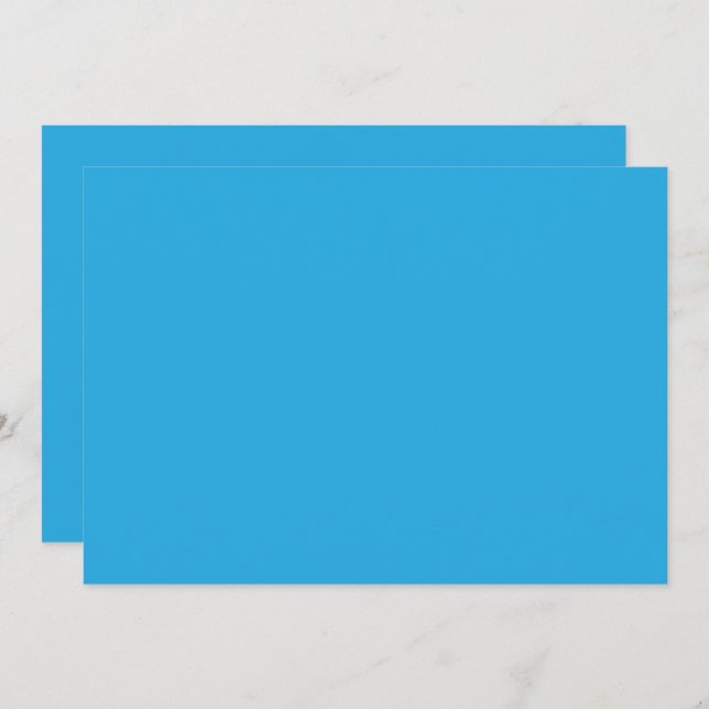 ein blauer Hintergrund mit einer schwarz-weißen Ka Dankeskarte (Vorne/Hinten)