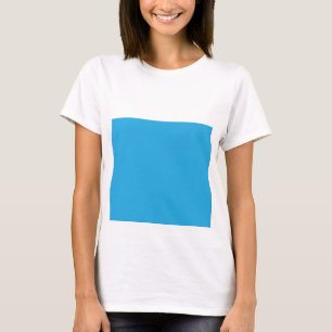 ein blauer Hintergrund mit einer schwarz-weißen Ka T-Shirt