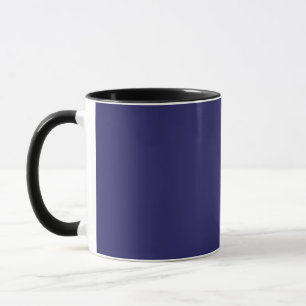 ein blauer Hintergrund mit einer Uhr darauf Tasse